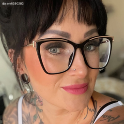 Krystle Black Square Glasses9