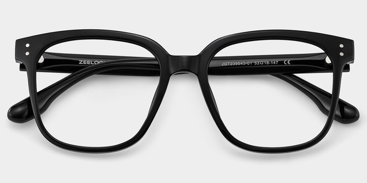 Oglesby Black Square Glasses