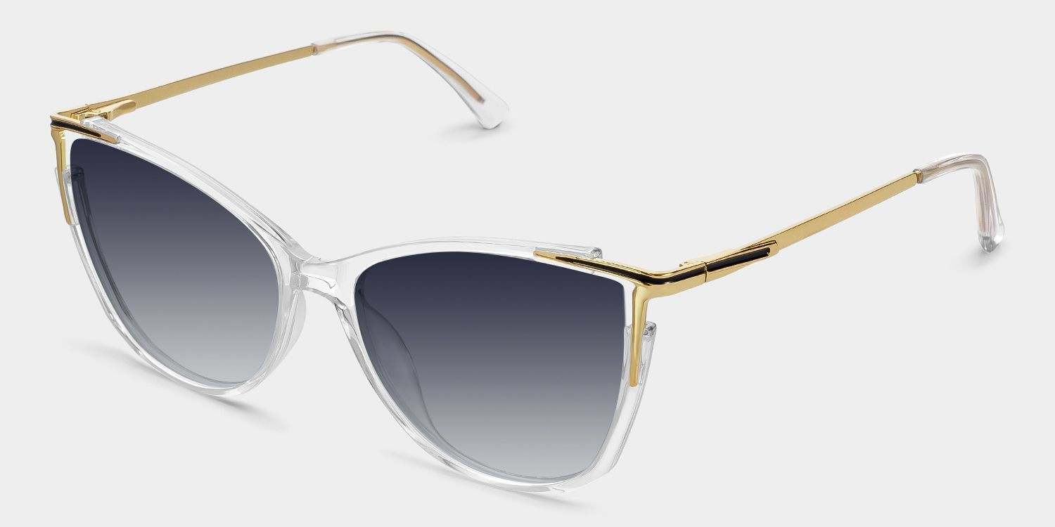 Yomary Mixed Clear Frame Sunglasses | ZEELOOL UK2