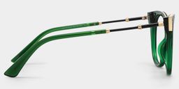 Dalton Dark-Green Cat eye Glasses3