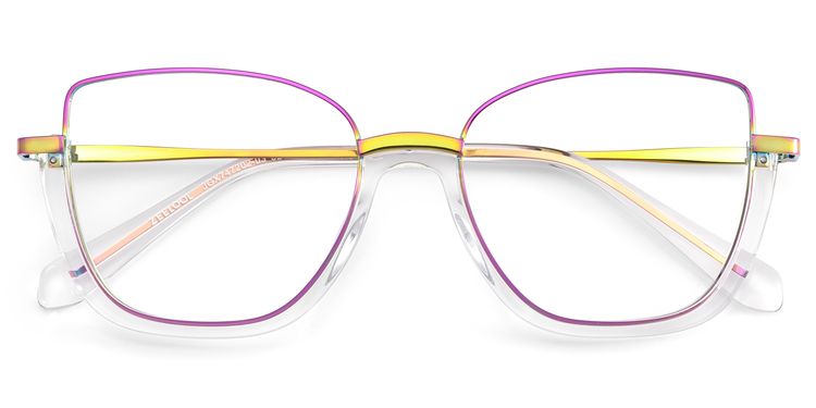 Coleman Iridescent Square Glasses