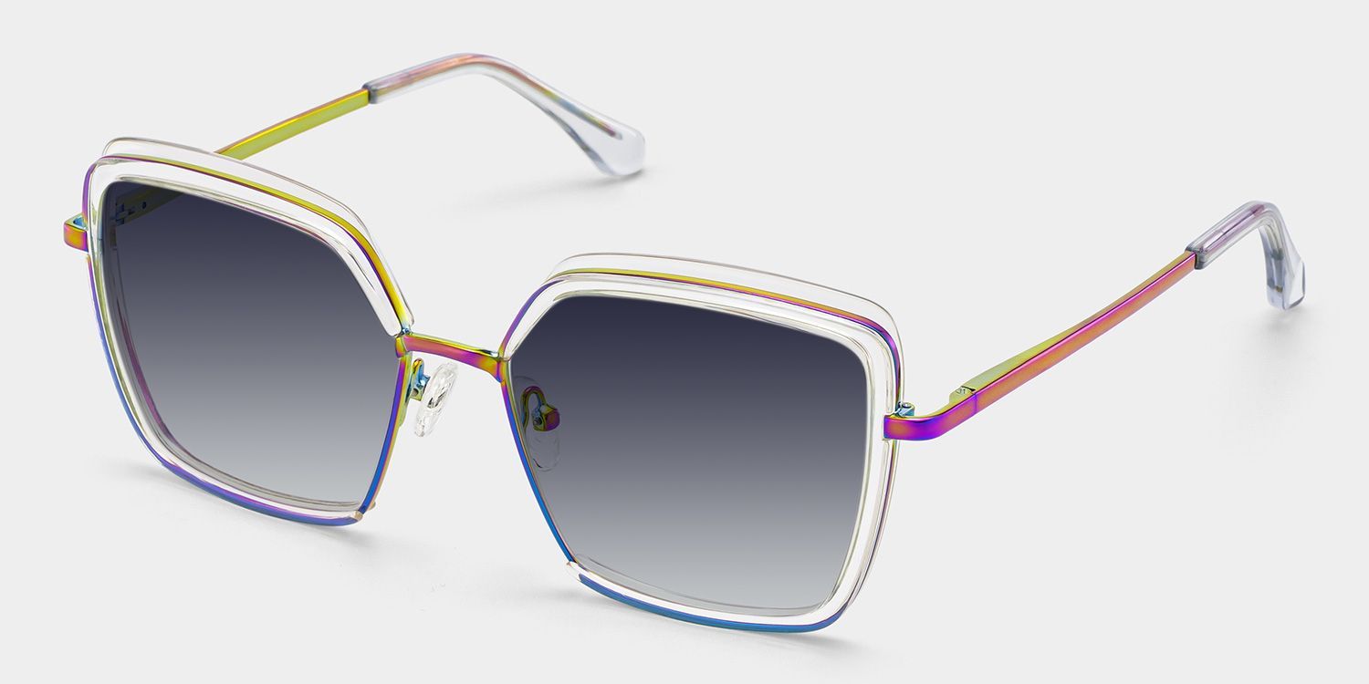 Cordaro Clear Frame Sunglasses with Square Style | ZEELOOL UK2