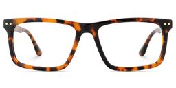 Emerson Tortoise Rectangle Glasses1