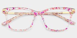 Eliot Pink Rectangle Glasses2