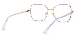 Billie Iridescent Geometric Glasses5