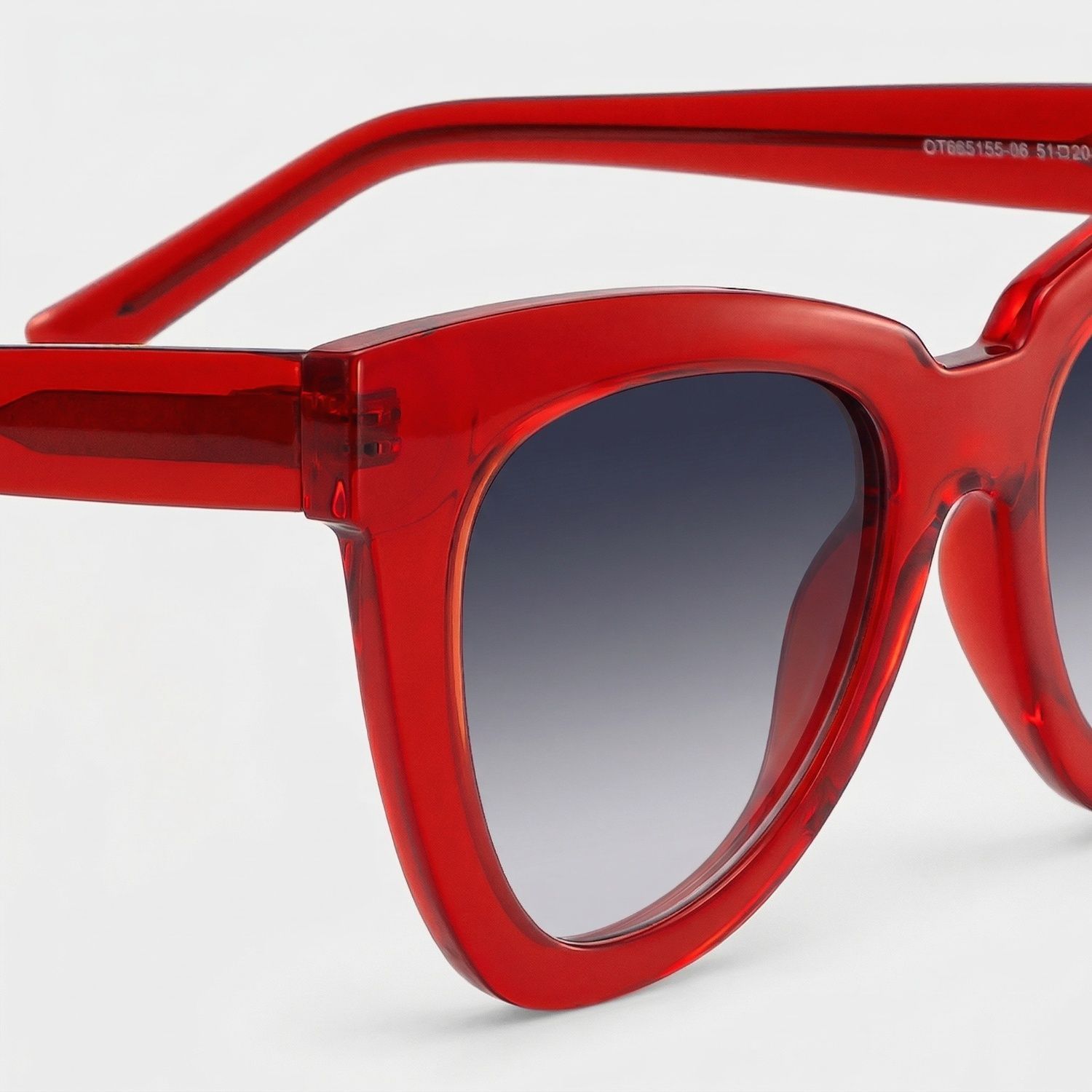 Yaser Red Cat Eye Sunglasses to Frame Your Face | ZEELOOL UK4