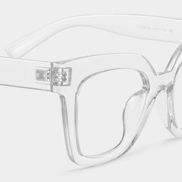 Malcolm Clear Square Glasses4