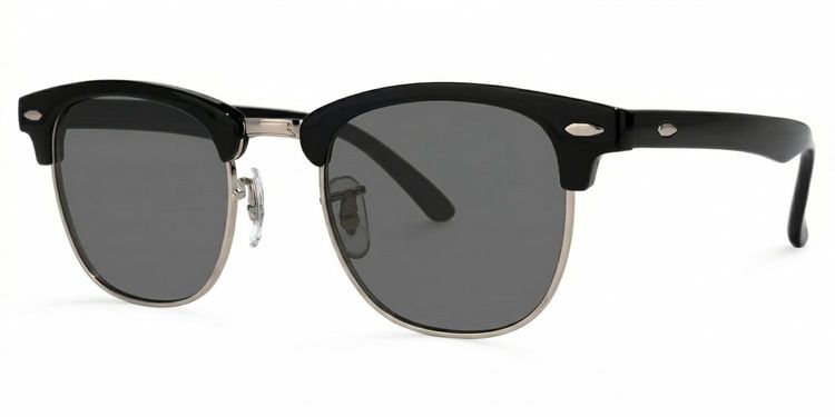 Hacker Black Browline Sunglasses