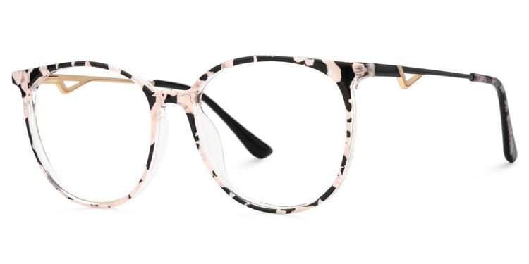 Chanty Floral Round Glasses