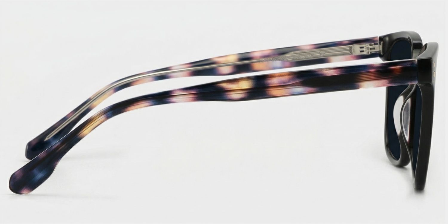 Donnalyn Square Sunglasses with Tr90 Black Frames | ZEELOOL CA3