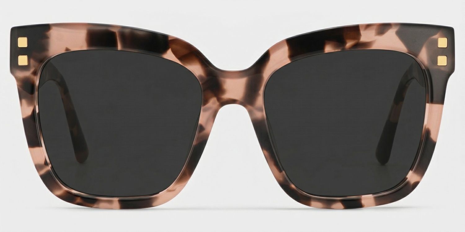 Minguela Square Pink-Tortoise Sunglasses for Women & Men | ZEELOOL UK0