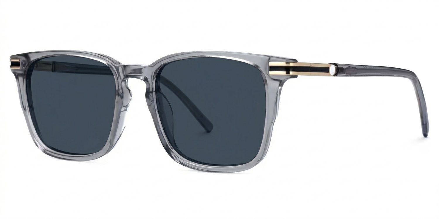 Kornelia Gray Frame Sunglasses with Square Style | ZEELOOL UK1