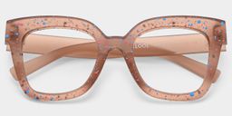 Malcolm Matte Brown Square Glasses2