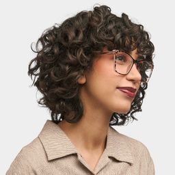 Tricee Tortoise Square Glasses1