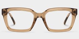 Grover Beige Rectangle Glasses2