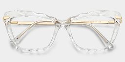 Juliet Clear Rectangle Glasses1