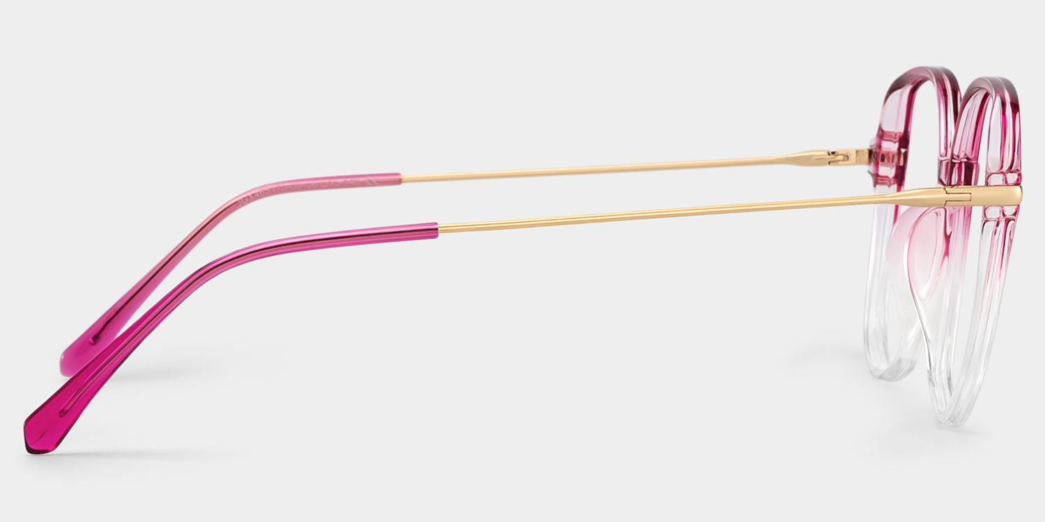 Payton Square Geometric Ombre Frame Glasses | ZEELOOL UK3