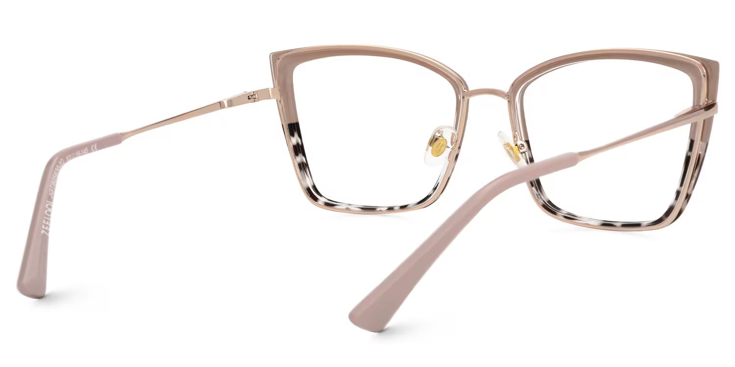 Mariie Butterfly Two-Tone Full-Frame Glasses | ZEELOOL UK3
