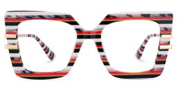 Poutine Multicolor Square Glasses0