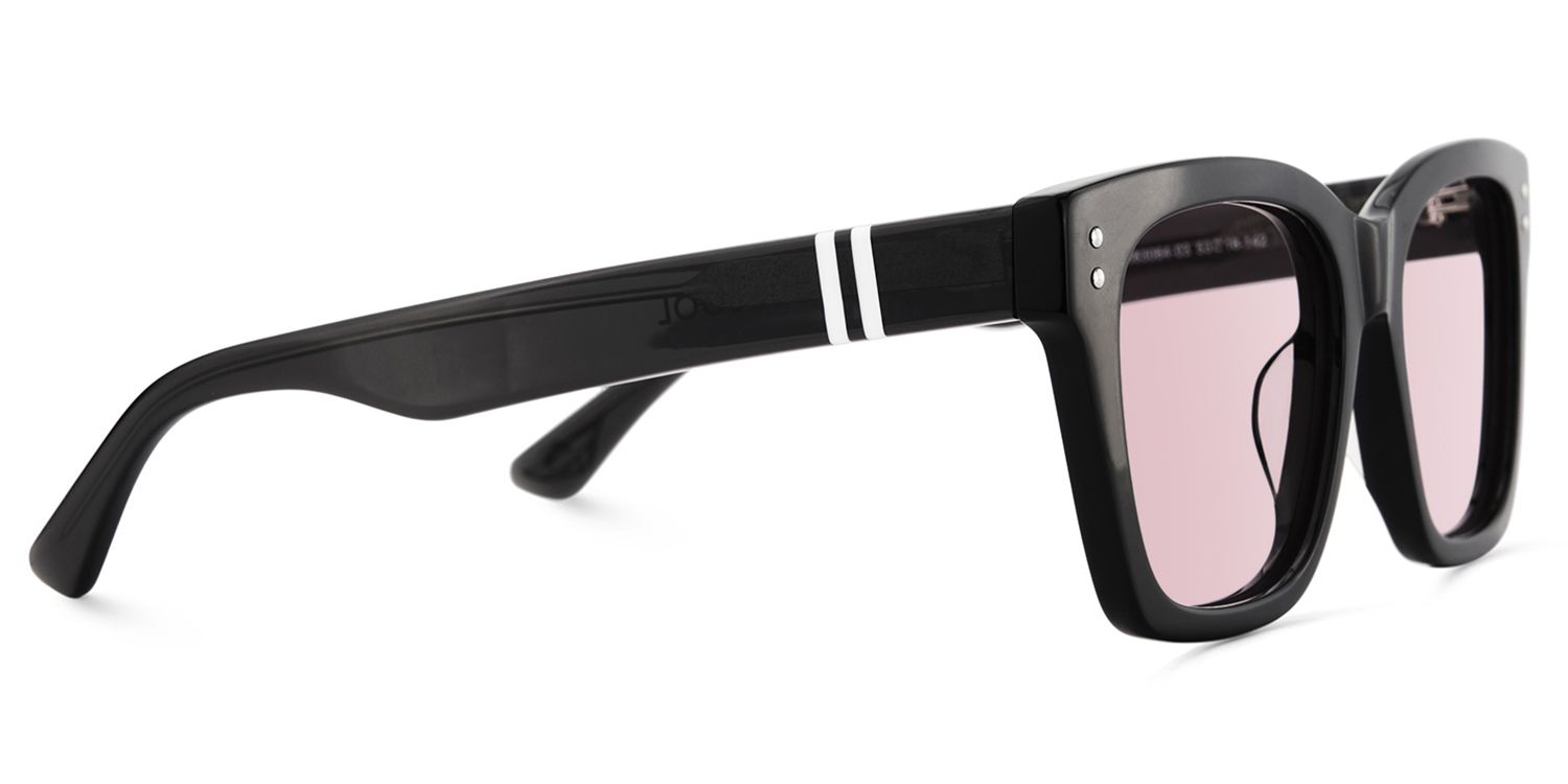 Gaydeh Acetate Black Frame Sunglasses | ZEELOOL UK3