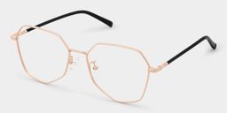 Bivins Gold Geometric Glasses2