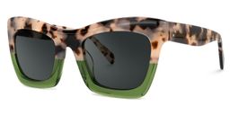 Benitez Two-Tone Square Sunglasses1