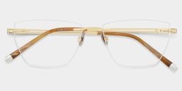 Ella Gold Cat eye Glasses5