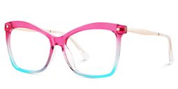 Isaebella Pink Blue Butterfly Glasses2