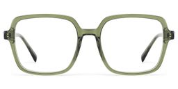 Ember Green Square Glasses0
