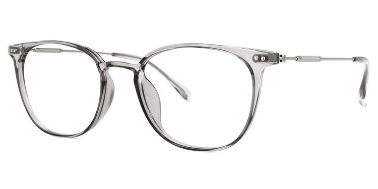 Vilanova Round Gray Glasses