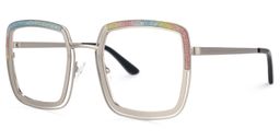 Polomsky Square Silver Glasses1