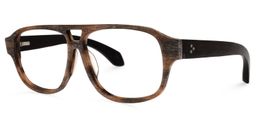 Shakey Square Brown Glasses1