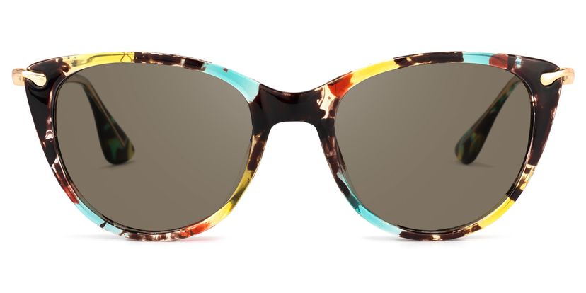 Clement Cat Eye Floral Sunglassesw