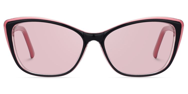 Fidelia Cat Eye Black Sunglasses