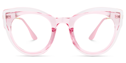 Demetrius Cat Eye Pink Glasses0