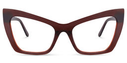 Driscoll Cateye Dark-Red Glasses0
