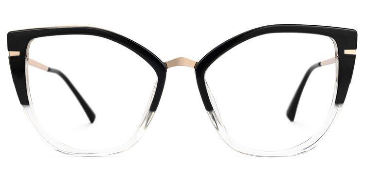 Tabrieah Black Cat eye Glasses
