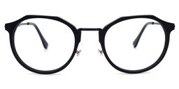 Jacqueline Geometric Black Glasses0