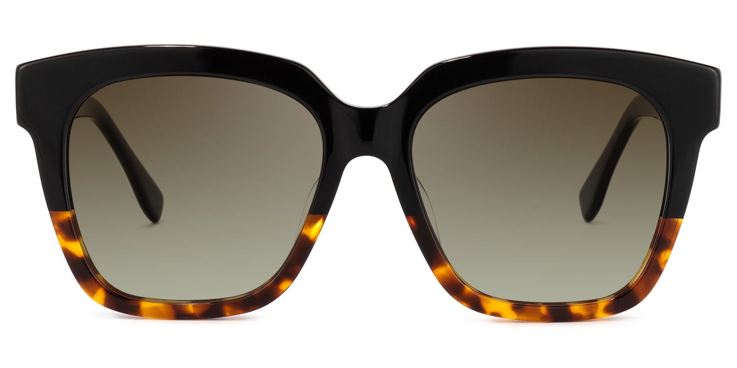 Xion Square Tortoise Sunglasses for Women & Men | ZEELOOL UK0