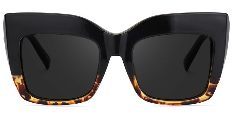Alberta Tortoise Square Sunglasses