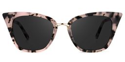 Martha Cat Eye Pink Floral Sunglasses0