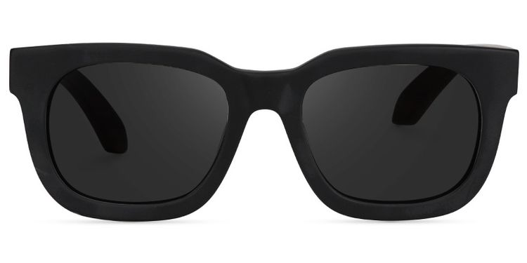 Sam Rectangle Wood Sunglasses