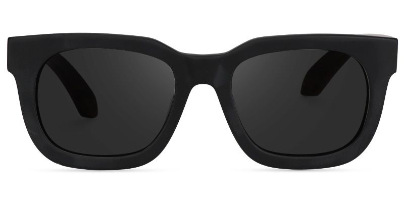 Sam Rectangle Wood Sunglasses