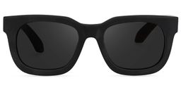 Sam Rectangle Wood Sunglasses0