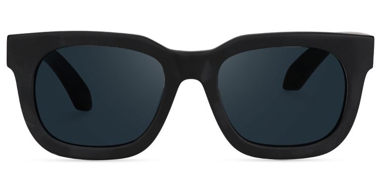 Sam Rectangle Wood Sunglasses