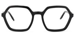 Nehemiah Geometric Black Glasses0