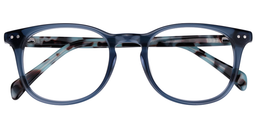 Joshua Round Dark Blue Glasses1