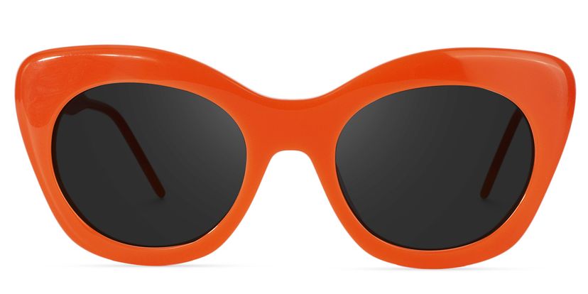 Maria Cat-eye Orange Sunglasses