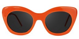 Maria Cat-eye Orange Sunglasses0