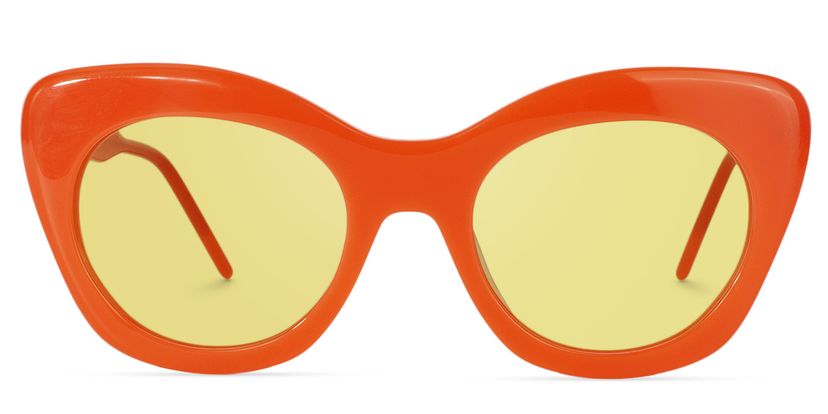 Maria Cat-eye Orange Sunglasses